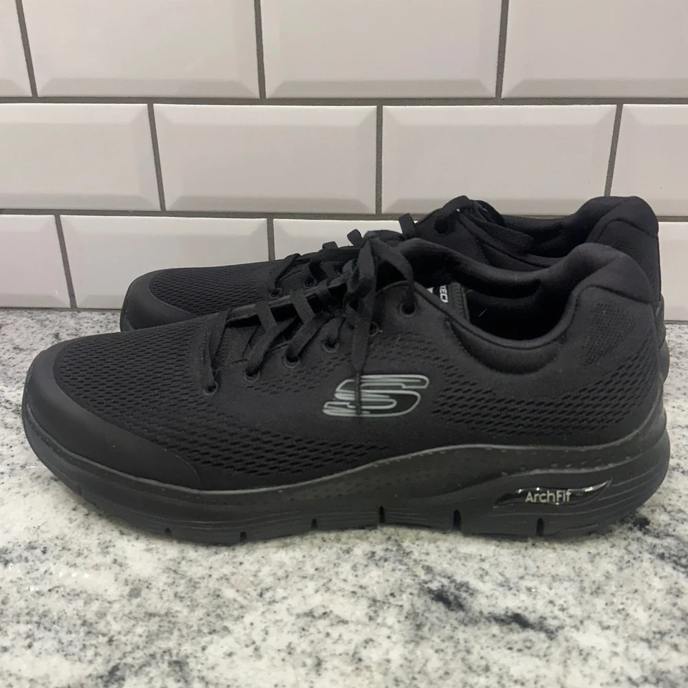 Skechers Mens 14 Arch Fit Banlin Walking Shoes Black 232040 Athletic Comfort